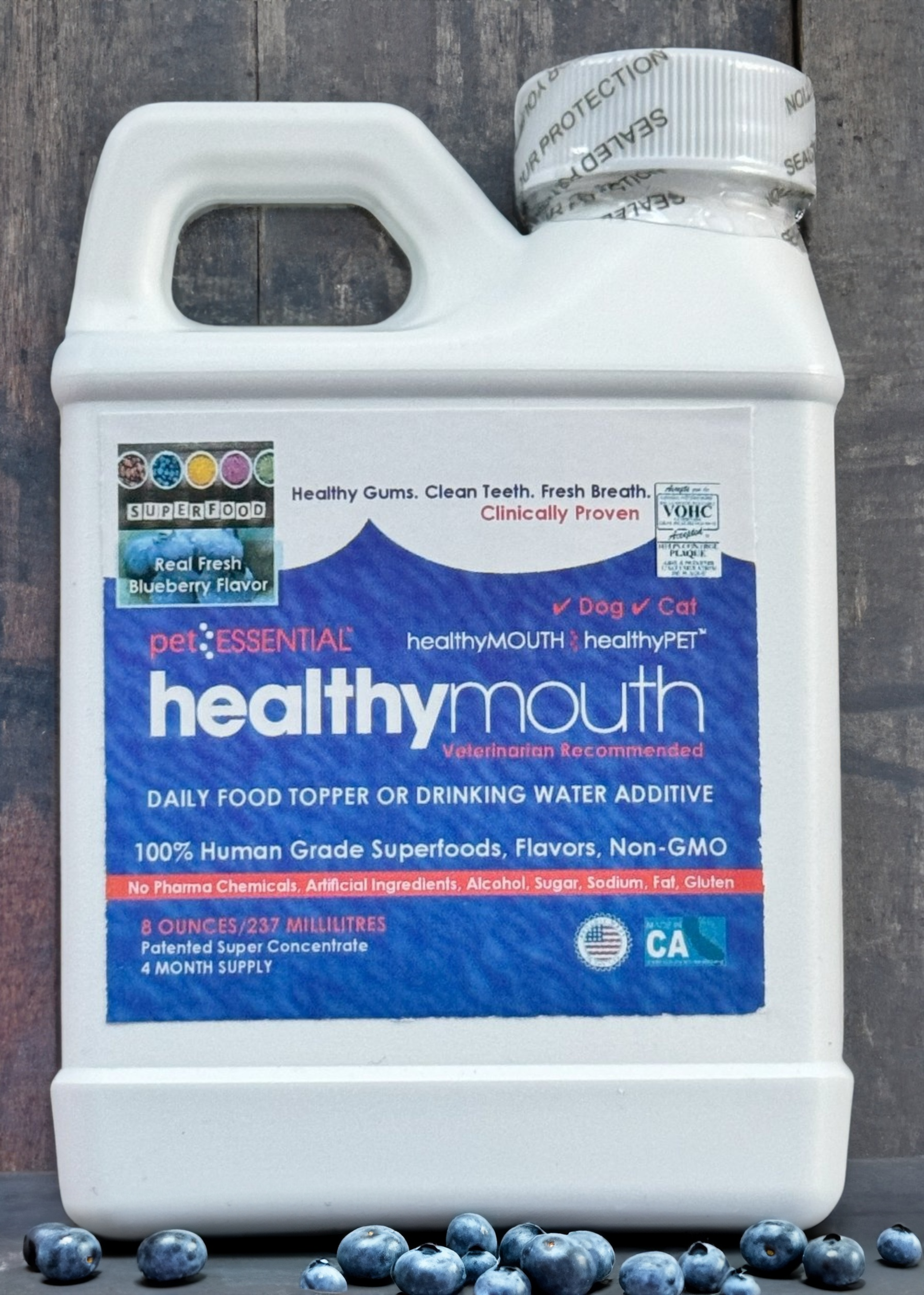 healthymouth Canine Water Additive 237ml Blueberry