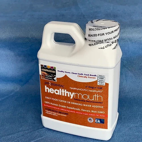 healthymouth Canine Water Additive 237ml Chicken Broth
